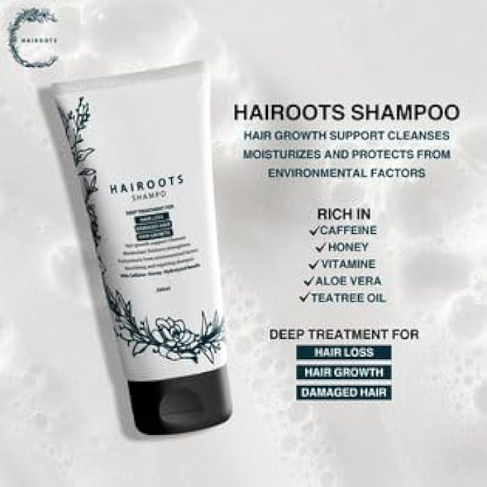 Hair Roots Shampoo for Hair Loss and Damaged Hair 200ml - Image 2